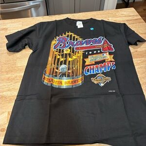 Atlanta Braves Black Graphic Tee
